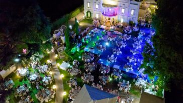 White Dinner Water Show 2024 Villa ReNoir 1